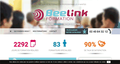 Desktop Screenshot of beelink-formation.fr